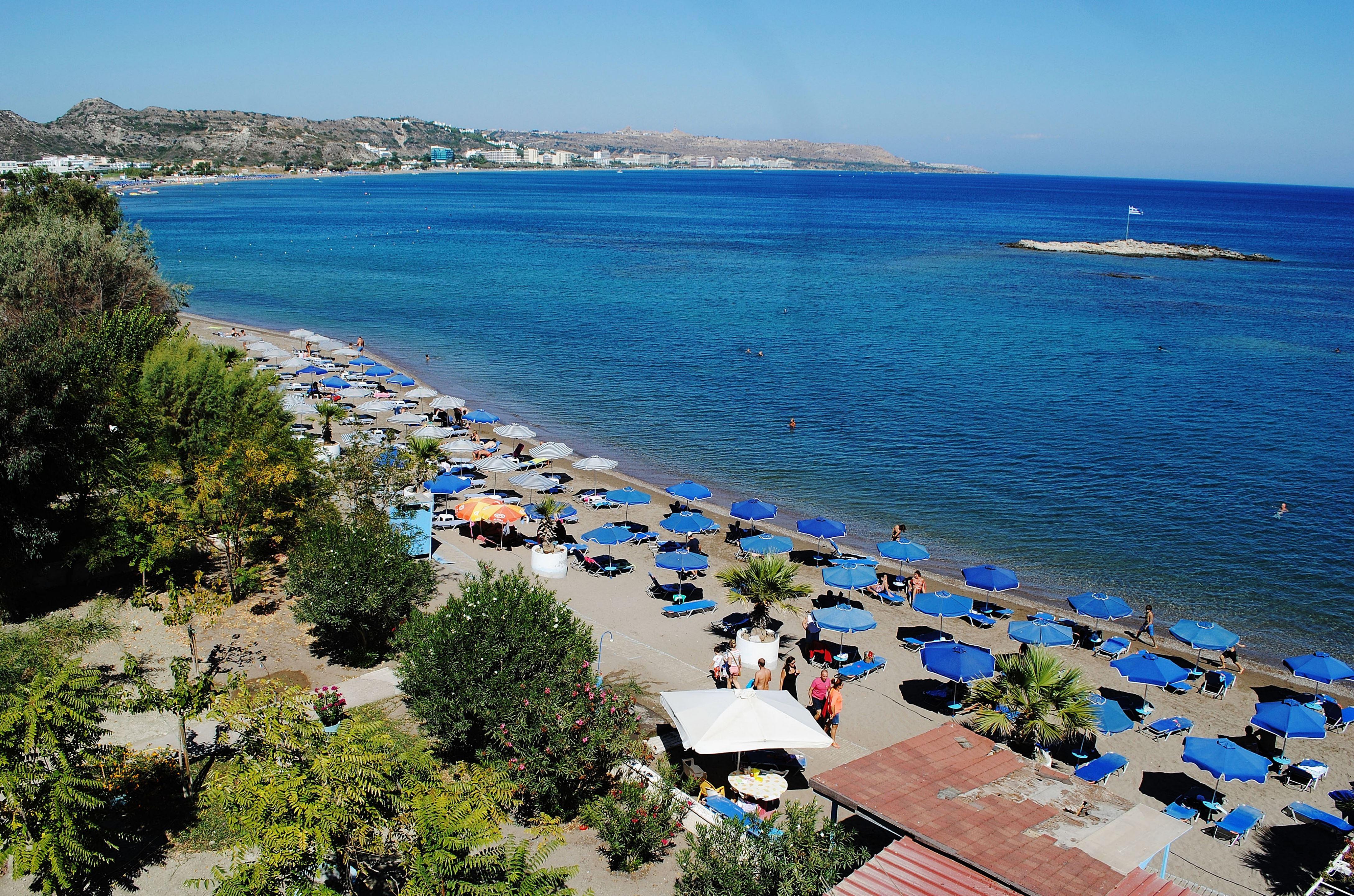 Hotel Lido Star Beach Faliraki Esterno foto