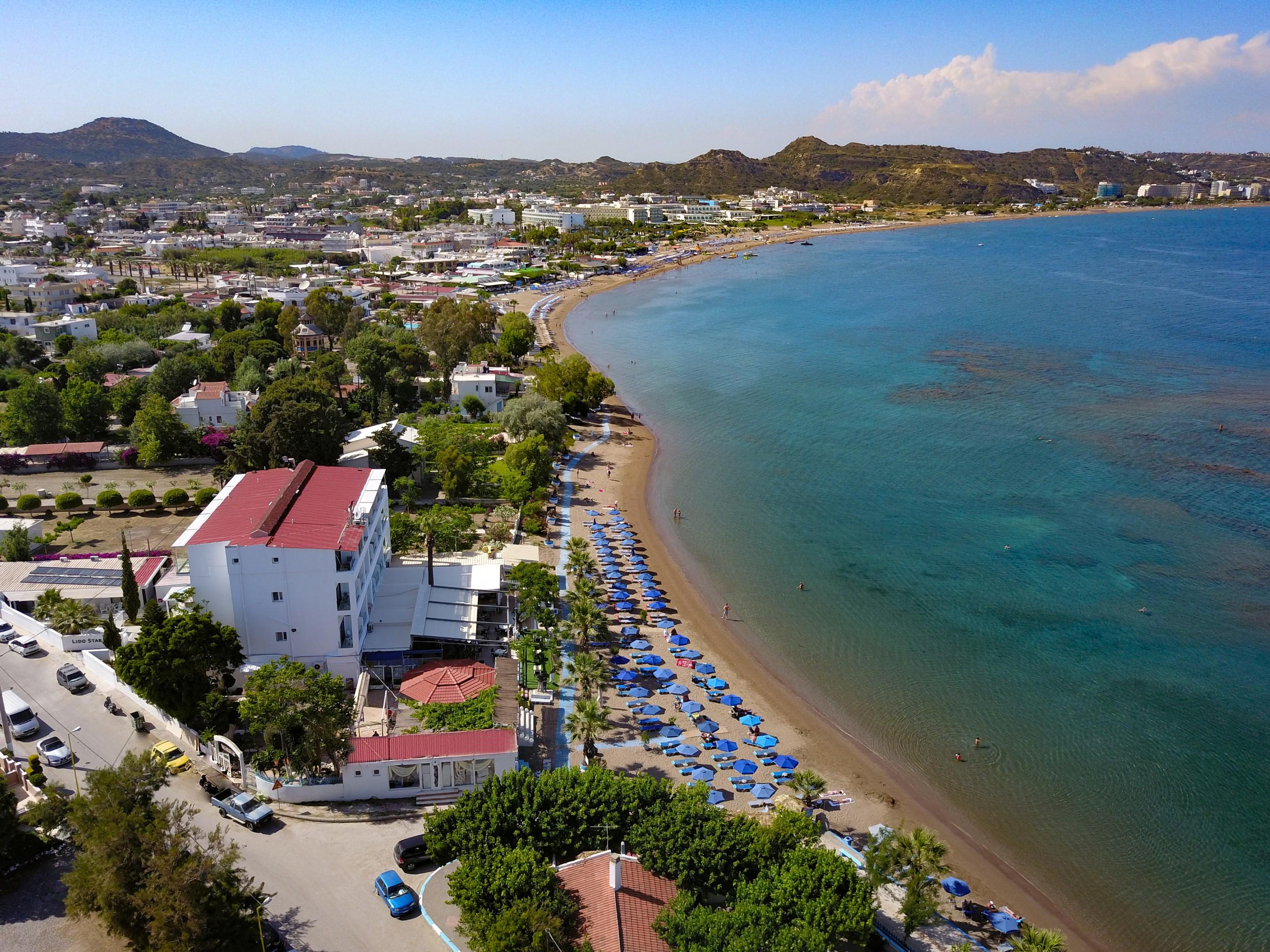 Hotel Lido Star Beach Faliraki Esterno foto